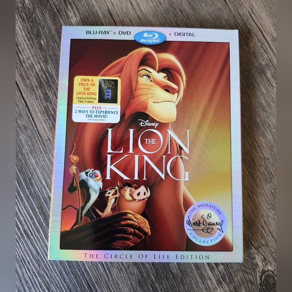 Disney Classic The Lion King Blu-ray DVD Digital Set